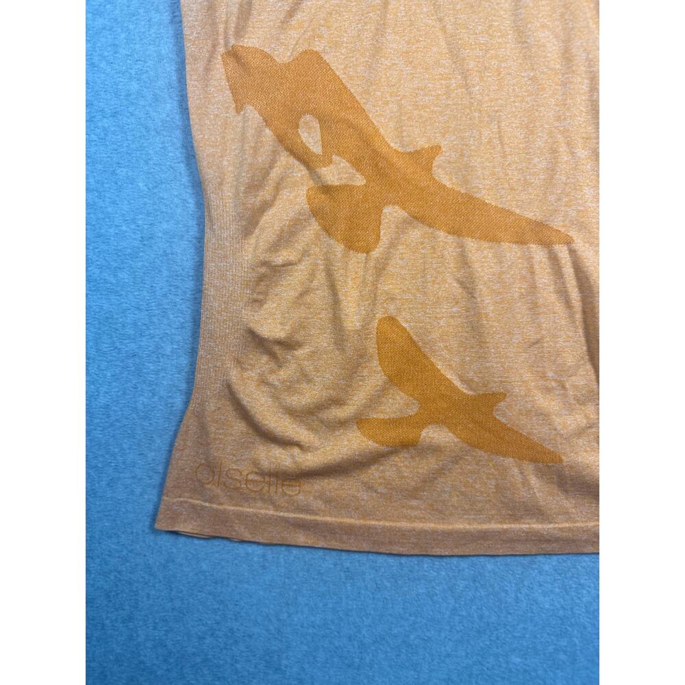 Oiselle Racerback Flyte Tank Top Women's Orange Pullover Sleeveless Scoop Neck - Picture 4 of 4